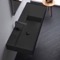 Matte Black Ceramic Wall Mounted or Vessel Sink With Counter Space